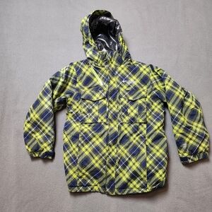 Boys Columbia Titanuim Winter Jacket Sz 10/12 Omni-heat